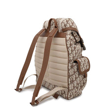 Load image into Gallery viewer, Dior Oblique Cactus Jack Travis Scott Hit The Road Backpack Beige/Brown1ESBA163JOD Jacquard Leather
