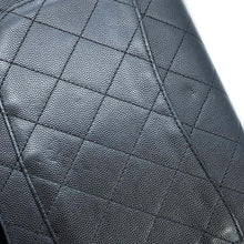 Load image into Gallery viewer, CHANEL Matelasse CC Logo ChainShoulder Bag Black Caviar Leather Suede
