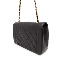 Load image into Gallery viewer, CHANEL Diana Matelasse ChainShoulder Bag BlackA01165 Lambskin
