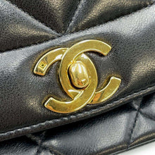 Load image into Gallery viewer, CHANEL Diana Matelasse ChainShoulder Bag BlackA01165 Lambskin
