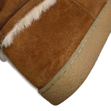 Load image into Gallery viewer, CHANEL Matelasse MoutonBoots CamelG26557 Suede Mouton Size 36
