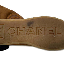 Load image into Gallery viewer, CHANEL Matelasse MoutonBoots CamelG26557 Suede Mouton Size 36
