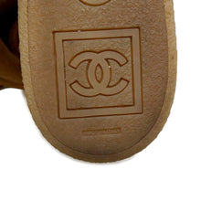 Load image into Gallery viewer, CHANEL Matelasse MoutonBoots CamelG26557 Suede Mouton Size 36
