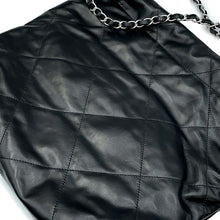 Load image into Gallery viewer, CHANEL CHANEL22 ChainShoulder Bag BlackAS3260 Shiny Calf Leather Size Small
