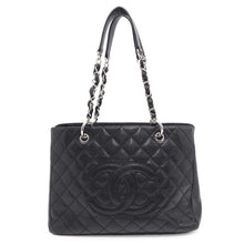 将图像加载到图库查看器中，CHANEL GSTTote Bag BlackA50995 Caviar Leather
