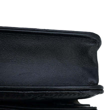 将图像加载到图库查看器中，CHANEL 2.55 Chain Wallet Black Vintage Calf Leather
