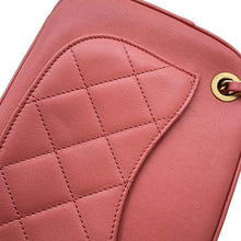 Load image into Gallery viewer, CHANEL Matelasse Camera Shoulder Bag Pink Lambskin
