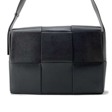 Load image into Gallery viewer, Bottega Veneta Maxi INTRECCIATO Cassette Messenger Bag Black Leather
