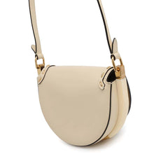 将图像加载到图库查看器中，FENDI Moonlight Shoulder Bag Ivory8BT346 Leather
