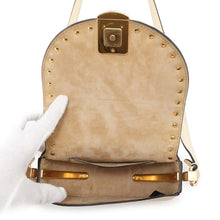 将图像加载到图库查看器中，FENDI Moonlight Shoulder Bag Ivory8BT346 Leather
