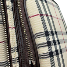 将图像加载到图库查看器中，BURBERRY Nova Check Carry Case Beige Canvas
