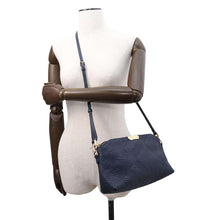 Load image into Gallery viewer, BURBERRY Shoulder Bag Blue Leather
