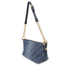 Load image into Gallery viewer, Dior DiorStar Oblique Hobo Bag BlueS3202UDCE Denim
