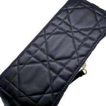 将图像加载到图库查看器中，Dior Dior Star Macrocannage Hobo Bag BlackS3202UDBB Lambskin
