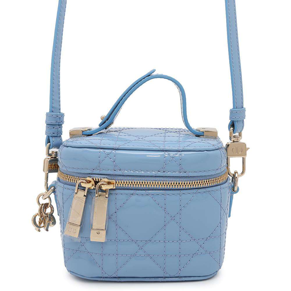 Dior Micro Vanity Bag Light BlueS0935OWCB Enamel