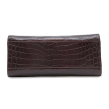 Load image into Gallery viewer, Ferragamo Gancini Shoulder Bag Brown21 7708 Embossed Leather
