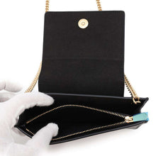 Load image into Gallery viewer, Ferragamo Gancini ChainShoulder Bag Black22E002 Leather
