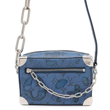 Load image into Gallery viewer, LOUIS VUITTON Mini Soft Trunk BlueM22588 Monogram Aqua Garden
