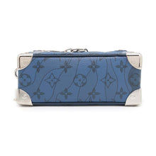 将图像加载到图库查看器中，LOUIS VUITTON Mini Soft Trunk BlueM22588 Monogram Aqua Garden
