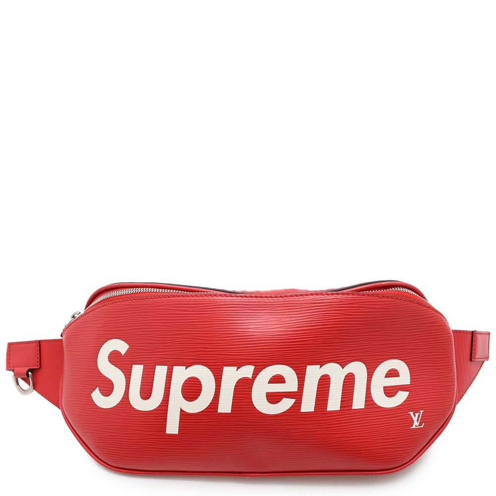 LOUIS VUITTON Bumbag Supreme collaboration RedM53418 Epi Leather Size PM