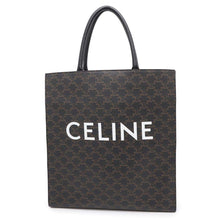 Load image into Gallery viewer, CELINE Triomphe Vertical Hippo Black/Brown191492 PVC Leather
