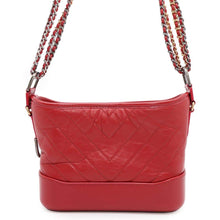 Load image into Gallery viewer, CHANEL Gabrielle de CHANEL Small Hobo ChainShoulder RedA91810 Leather
