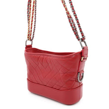 Load image into Gallery viewer, CHANEL Gabrielle de CHANEL Small Hobo ChainShoulder RedA91810 Leather
