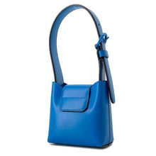 Load image into Gallery viewer, Ferragamo Gancini Tri-Folio Bag Blue211167 Leather Size Mini
