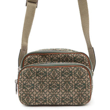 Load image into Gallery viewer, LOEWE Anagram Camera Bag Green/Khaki Canvas Size Mini
