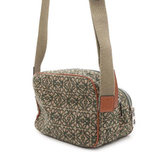 Load image into Gallery viewer, LOEWE Anagram Camera Bag Green/Khaki Canvas Size Mini
