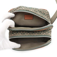 Load image into Gallery viewer, LOEWE Anagram Camera Bag Green/Khaki Canvas Size Mini
