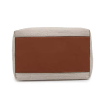 Load image into Gallery viewer, LOEWE Anagram Cuby Bag Beige/RedB906K68X02 Canvas Leather
