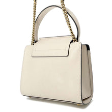 Load image into Gallery viewer, Ferragamo Vara Bow Ribbon 2wayHandbag Ivory/Black21 I282 Leather Size Small
