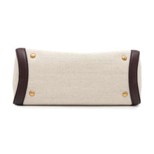 Load image into Gallery viewer, Ferragamo Gancini Top Handle 2WAYBag Natural21 2943 Canvas Leather
