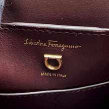 Load image into Gallery viewer, Ferragamo Gancini Top Handle 2WAYBag Natural21 2943 Canvas Leather
