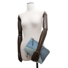 Load image into Gallery viewer, LOEWE Puzzle Clutch Bag Blue system Leather
