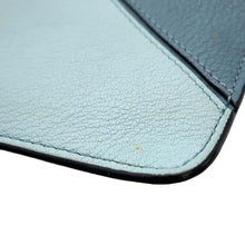 Load image into Gallery viewer, LOEWE Puzzle Clutch Bag Blue system Leather
