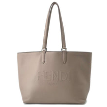 将图像加载到图库查看器中，FENDI Tote Bag Greige7VA610 Leather
