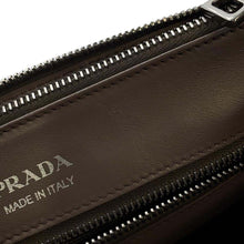 将图像加载到图库查看器中，PRADA Diagram 2WAYBag Gray1BA863 Leather
