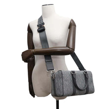 Load image into Gallery viewer, Dior Oblique 2WAY Travel Bag Rango 26 Gray1ADDU114DOS Jacquard Calf Leather Size Gray
