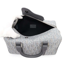 Load image into Gallery viewer, Dior Oblique 2WAY Travel Bag Rango 26 Gray1ADDU114DOS Jacquard Calf Leather Size Gray
