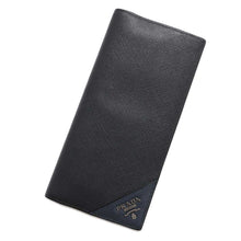 Load image into Gallery viewer, PRADA Saffiano Leather Logo Long Wallet Black2MV836 Leather
