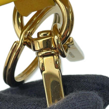 Load image into Gallery viewer, FENDI Key Holder Mini Box Yellow7AR894 Leather
