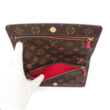 Load image into Gallery viewer, LOUIS VUITTON Pochette Weekend Fuschia PinkM62456 Monogram/Summer Trunk
