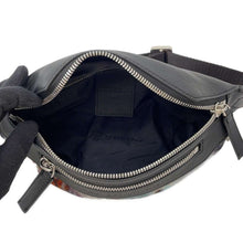 Load image into Gallery viewer, Berluti Crossbody Bag Black/White/Multicolor Leather Nylon
