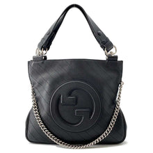 将图像加载到图库查看器中，GUCCI Blondie Small 2WAYBag Black751518 Leather
