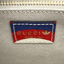 Load image into Gallery viewer, GUCCI Adidas collaboration Horsebit Shoulder Bag White/Red/Blue602204 Leather
