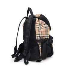 Load image into Gallery viewer, BURBERRY Vintage Check Backpack Beige/Black8010372 Nylon
