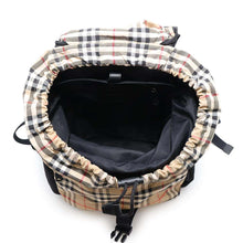 Load image into Gallery viewer, BURBERRY Vintage Check Backpack Beige/Black8010372 Nylon
