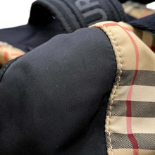 将图像加载到图库查看器中，BURBERRY Vintage Check Backpack Beige/Black8010372 Nylon
